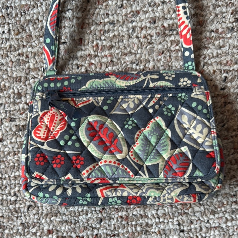 Vera Bradley Quilted Nomadic Floral Mini Crossbody Bag